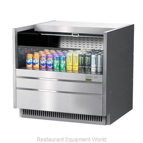 Turbo Air TOM-36UC-S-N Merchandiser, Open Refrigerated Display