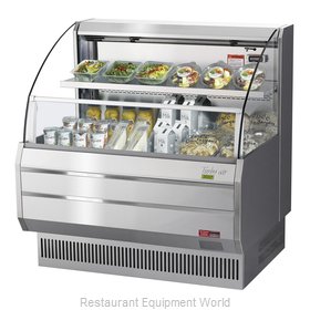 Turbo Air TOM-40LS-N Merchandiser, Open Refrigerated Display