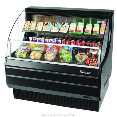 Turbo Air TOM-40LW(B)-N Merchandiser, Open Refrigerated Display