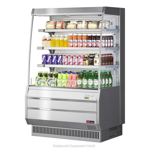 Turbo Air TOM-40MS-N Merchandiser, Open Refrigerated Display