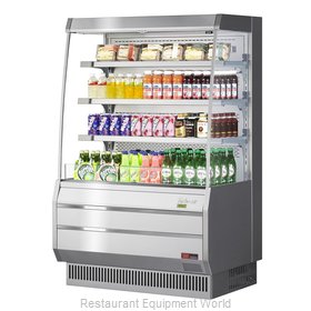 Turbo Air TOM-40MS-N Merchandiser, Open Refrigerated Display