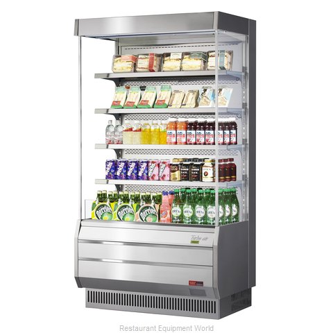 Turbo Air TOM-40S-N Merchandiser, Open Refrigerated Display