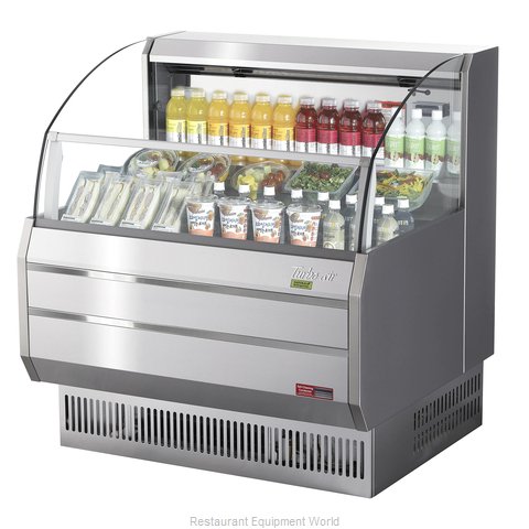 Turbo Air TOM-40SS-N Merchandiser, Open Refrigerated Display