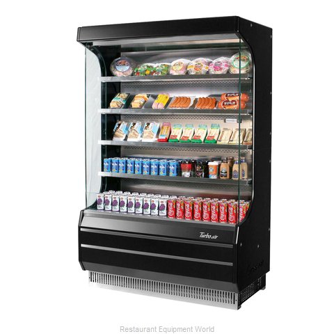 Turbo Air TOM-40W(B)-N Merchandiser, Open Refrigerated Display