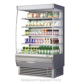 Turbo Air TOM-48DXS-N Merchandiser, Open Refrigerated Display