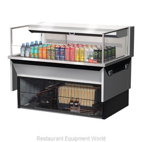 Turbo Air TOM-48L-UF-S-1SI-N Display Case, Refrigerated, Drop In