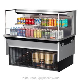 Turbo Air TOM-48L-UF-S-2SI-N Display Case, Refrigerated, Drop In