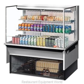 Turbo Air TOM-48L-UF-S-3SI-N Display Case, Refrigerated, Drop In