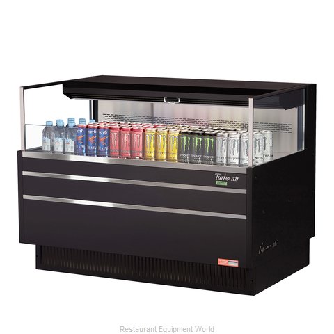 Turbo Air TOM-48L-UF-W(B)-1S-N Merchandiser, Open Refrigerated Display