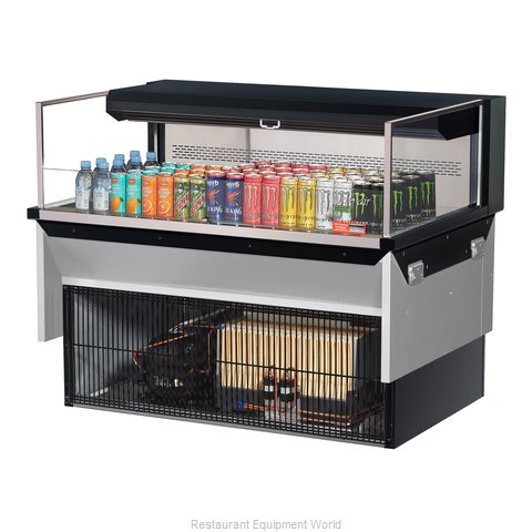 Turbo Air TOM-48L-UF-W(B)-1SI-N Display Case, Refrigerated, Drop In