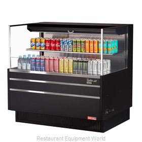 Turbo Air TOM-48L-UF-W(B)-2S-N Merchandiser, Open Refrigerated Display