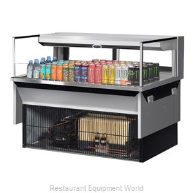 Turbo Air TOM-48L-UFD-S-1SI-N Display Case, Refrigerated, Drop In