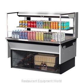 Turbo Air TOM-48L-UFD-S-2SI-N Display Case, Refrigerated, Drop In
