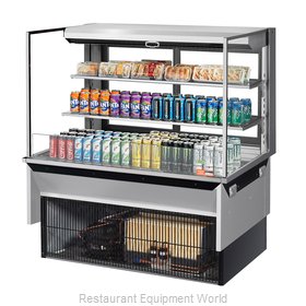 Turbo Air TOM-48L-UFD-S-3SI-N Display Case, Refrigerated, Drop In