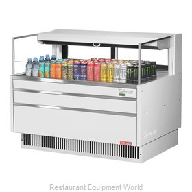 Turbo Air TOM-48L-UFD-W(B)-1S-N Merchandiser, Open Refrigerated Display