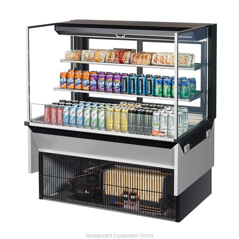 Turbo Air TOM-48L-UFD-W(B)-3SI-N Display Case, Refrigerated, Drop In