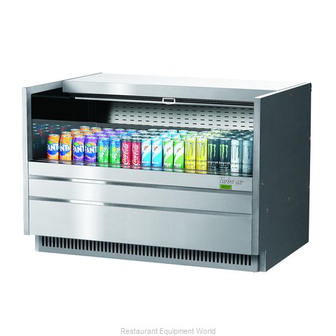 Turbo Air TOM-48UC-S-N Merchandiser, Open Refrigerated Display