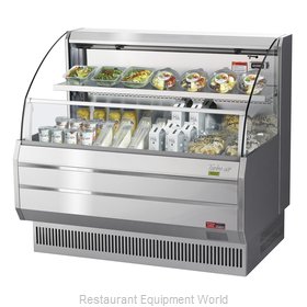 Turbo Air TOM-50LS-N Merchandiser, Open Refrigerated Display