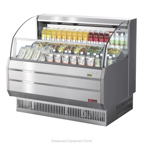 Turbo Air TOM-50SS-N Merchandiser, Open Refrigerated Display