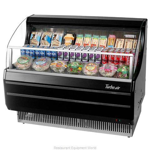 Turbo Air TOM-50SW(B)-N Merchandiser, Open Refrigerated Display