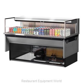 Turbo Air TOM-60L-UF-S-1SI-N Display Case, Refrigerated, Drop In