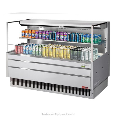 Turbo Air TOM-60L-UF-S-2S-N Merchandiser, Open Refrigerated Display