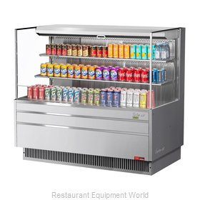 Turbo Air TOM-60L-UF-S-3S-N Merchandiser, Open Refrigerated Display