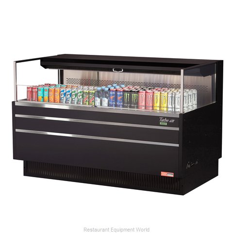 Turbo Air TOM-60L-UF-W(B)-1S-N Merchandiser, Open Refrigerated Display