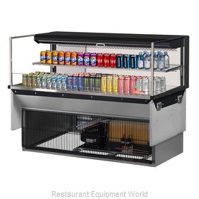 Turbo Air TOM-60L-UF-W(B)-2SI-N Display Case, Refrigerated, Drop In