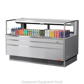 Turbo Air TOM-60L-UFD-S-1S-N Merchandiser, Open Refrigerated Display