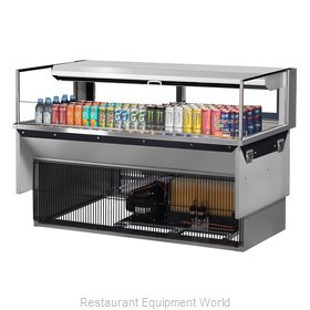 Turbo Air TOM-60L-UFD-S-1SI-N Display Case, Refrigerated, Drop In