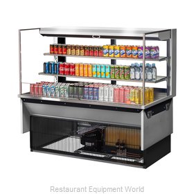 Turbo Air TOM-60L-UFD-S-3SI-N Display Case, Refrigerated, Drop In