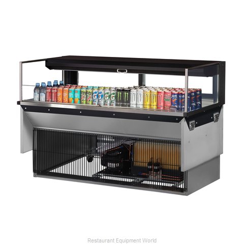 Turbo Air TOM-60L-UFD-W(B)-1SI-N Display Case, Refrigerated, Drop In