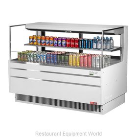 Turbo Air TOM-60L-UFD-W(B)-2S-N Merchandiser, Open Refrigerated Display