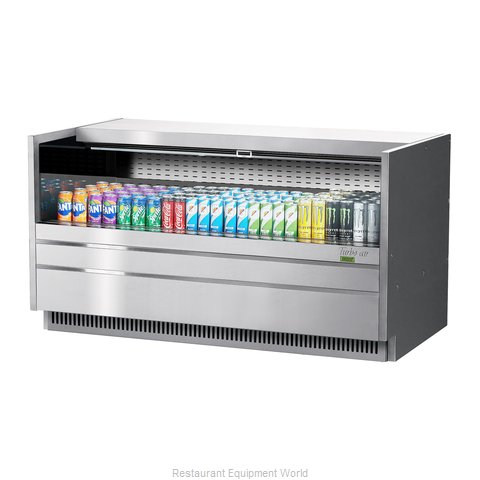 Turbo Air TOM-60UC-S-N Merchandiser, Open Refrigerated Display