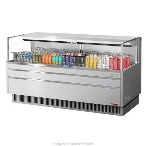Turbo Air TOM-72L-UF-S-1S-N Merchandiser, Open Refrigerated Display