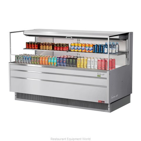 Turbo Air TOM-72L-UF-S-2S-N Merchandiser, Open Refrigerated Display