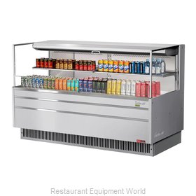 Turbo Air TOM-72L-UF-S-2S-N Merchandiser, Open Refrigerated Display