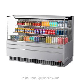 Turbo Air TOM-72L-UF-S-3S-N Merchandiser, Open Refrigerated Display
