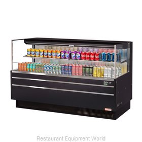 Turbo Air TOM-72L-UF-W(B)-2S-N Merchandiser, Open Refrigerated Display