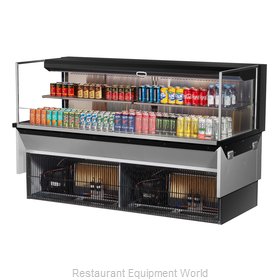 Turbo Air TOM-72L-UF-W(B)-2SI-N Display Case, Refrigerated, Drop In