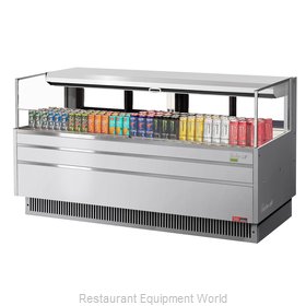 Turbo Air TOM-72L-UFD-S-1S-N Merchandiser, Open Refrigerated Display