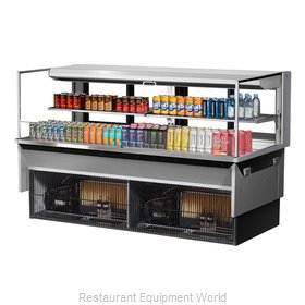 Turbo Air TOM-72L-UFD-S-2SI-N Display Case, Refrigerated, Drop In