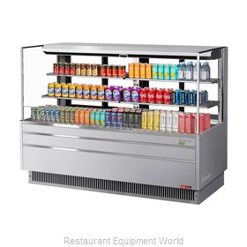 Turbo Air TOM-72L-UFD-S-3S-N Merchandiser, Open Refrigerated Display