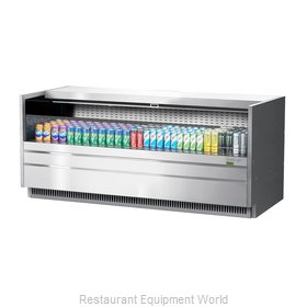 Turbo Air TOM-72UC-S-N Merchandiser, Open Refrigerated Display