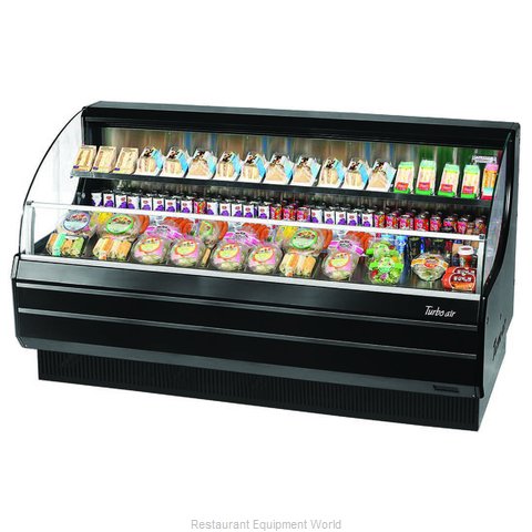 Turbo Air TOM-75LW(B)-N Merchandiser, Open Refrigerated Display