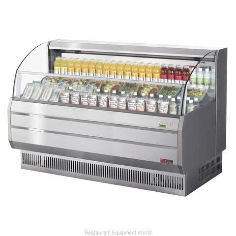 Turbo Air TOM-75SS-N Merchandiser, Open Refrigerated Display