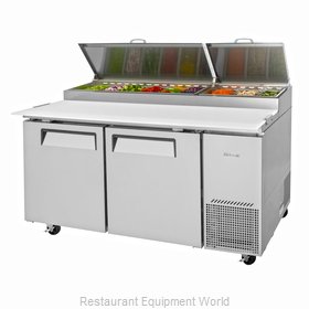 Turbo Air TPR-67SD-N Refrigerated Counter, Pizza Prep Table