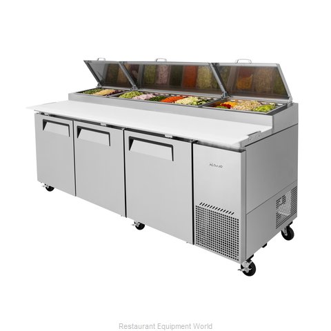 Turbo Air TPR-93SD-N Refrigerated Counter, Pizza Prep Table