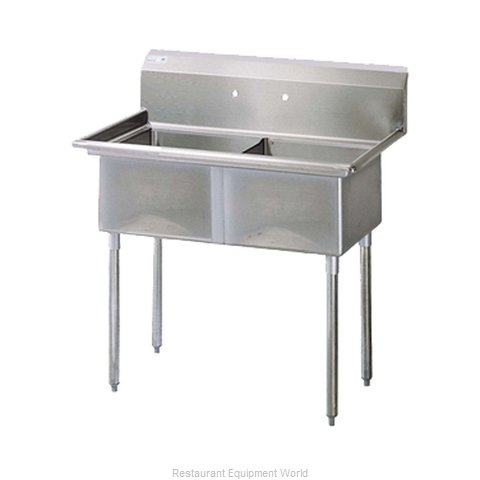 Turbo Air TSA-2-N Sink, (2) Two Compartment